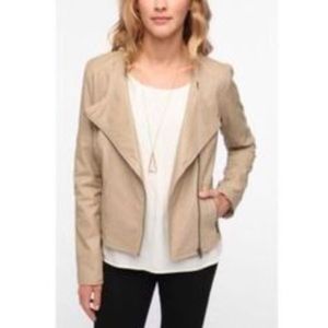 Nude Vegan Leather Moto Jacket. Never worn!